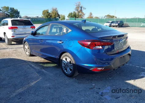 2019 Hyundai Elantra Value Edition z USA, uszkodzony, nr VIN 5NPD84LF5KH450380